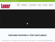 Tablet Screenshot of lemer.cz